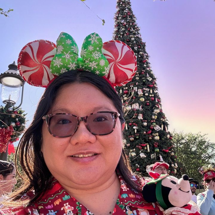 Selfie at Disneyland edited with Magic Editor on Google Pixel 8 Pro.