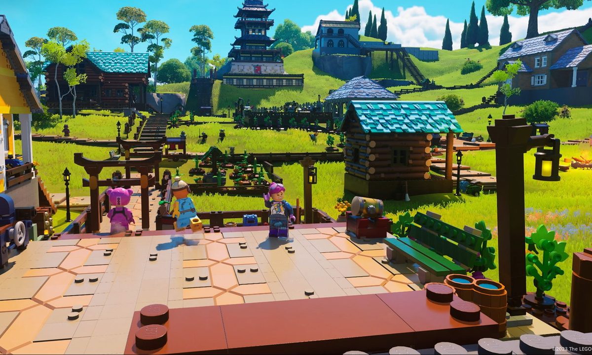 lego fortnite hands on impressions village