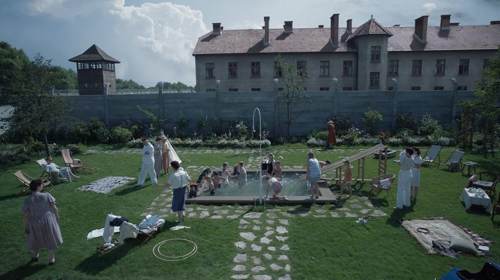 A lawn party occurs in The Zone of Interest.