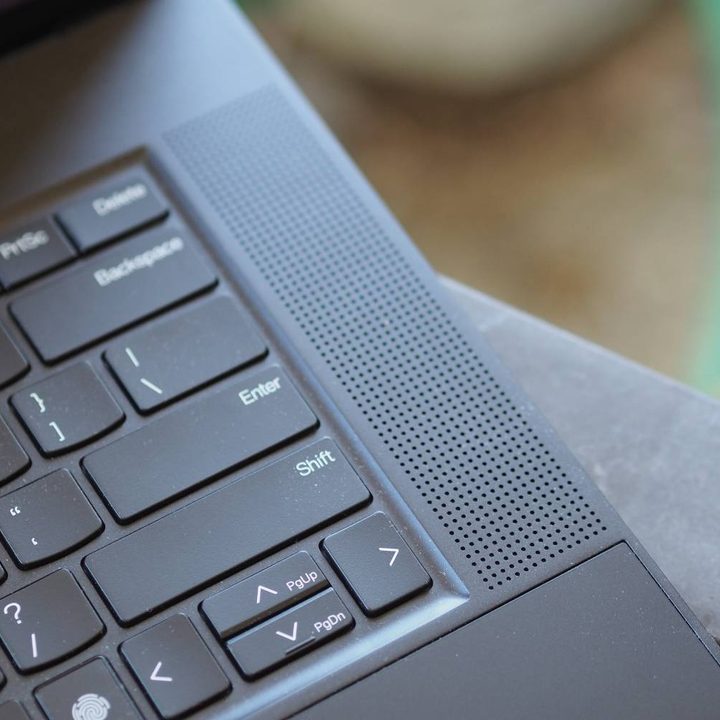 The keyboard deck of the ThinkPad Z16 Gen 2.