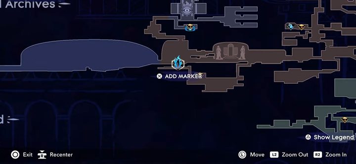 A map in Prince of Persia: The Lost Crown.