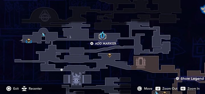 A map in Prince of Persia: The Lost Crown.
