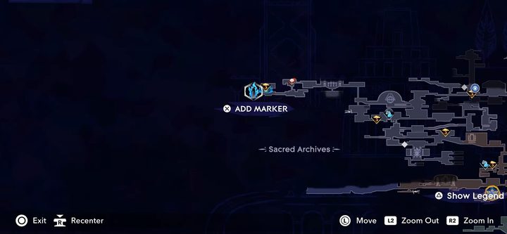 A map in Prince of Persia: The Lost Crown.