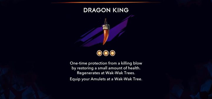 The dragon amulet in Prince of Persia: The Lost Crown