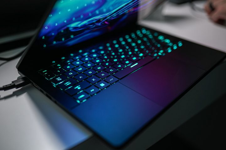 Keyboard on the Asus ROG Zephyrus G14.