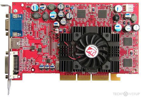 The ATI Radeon 9700 Pro graphics card.