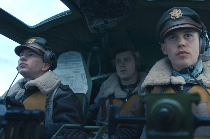 Barry Keoghan and Austin Butler pilot a plane together in Masters of the Air.