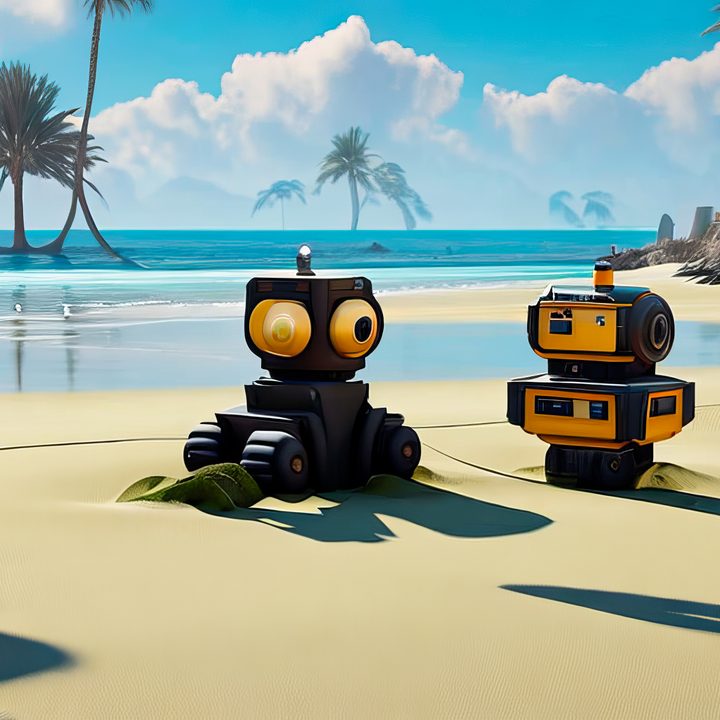 An example image of AI art generated on Amazon Fire TV.