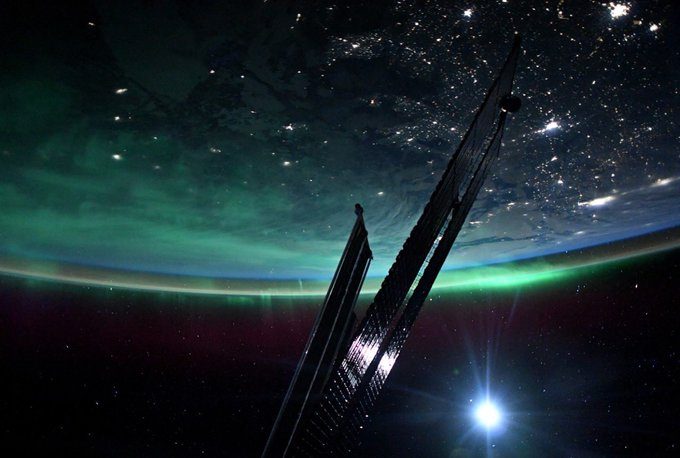 Astronaut captures ‘unreal’ aurora image from space station