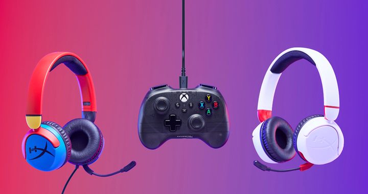 HyperX's mini headsets and controller.