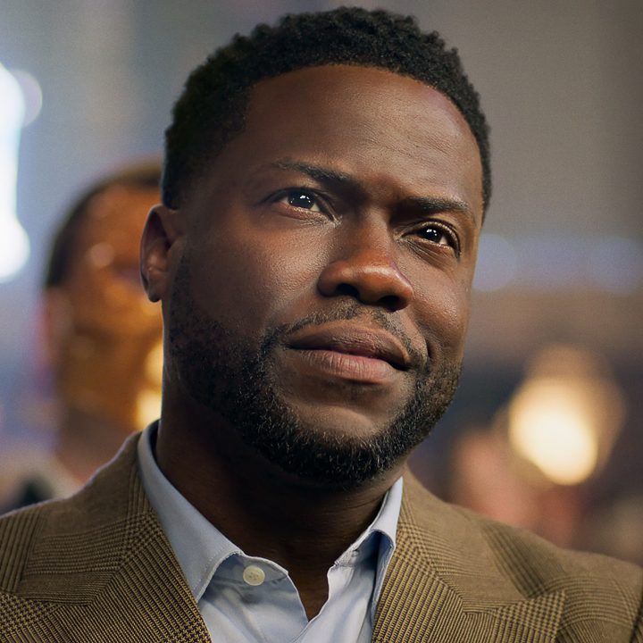 Kevin Hart smiles in "Lift."
