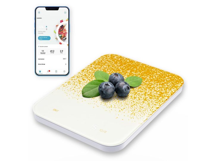 The Lifehood Digital Food Scale with its companion app.