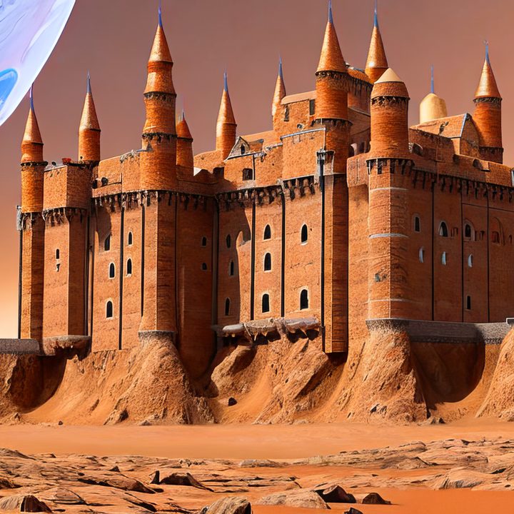 An example image of AI art generated on Amazon Fire TV.