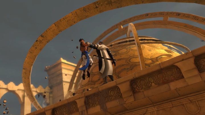 Vahram betrays Sargon in Prince of Perisa: The Lost Crown.