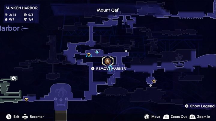 A map showing Faribia's location in Prince of Persia The Lost Crown
