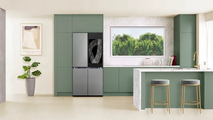 The Samsung Bespoke AI Fridge from CES 2024.