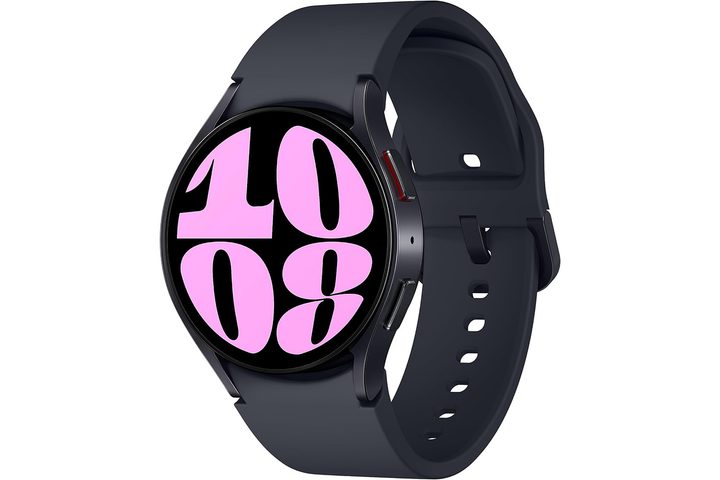 Samsung Galaxy Watch 6 in graphite.