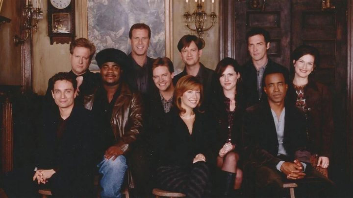 The cast of Saturday Night Live season 22.