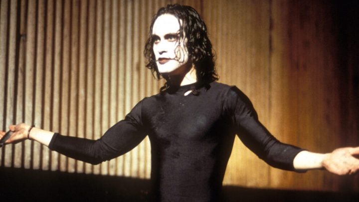 Brandon Lee in The Crow.