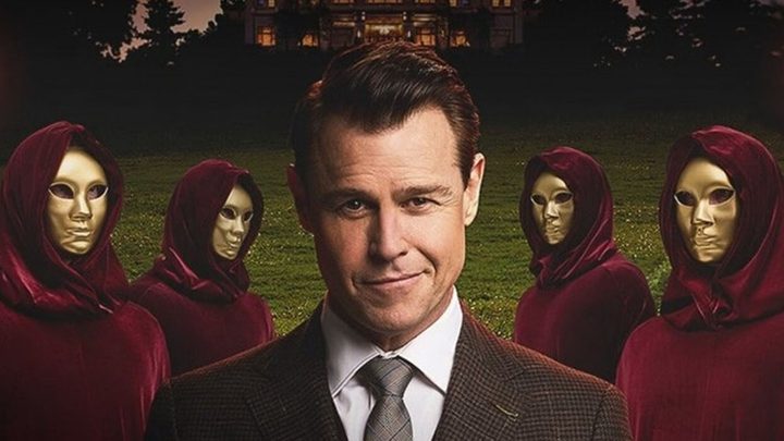 Rodger Corser in promo art for The Traitors Australia.