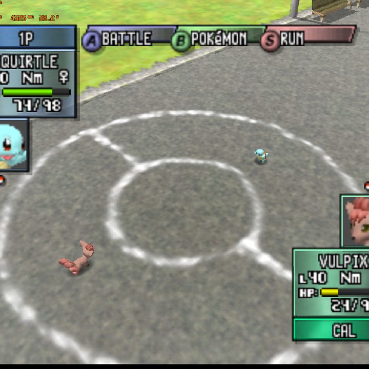 A screenshot of Pokemon Stadium running on the Ayaneo Retro Mini PC AM01 using an emulator.