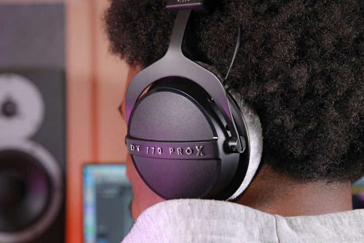 Beyerdynamic DT 770 Pro X closed-back wired headphones.