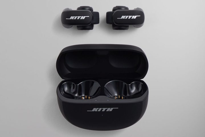 Bose Ultra Open Earbuds with Kith branding.
