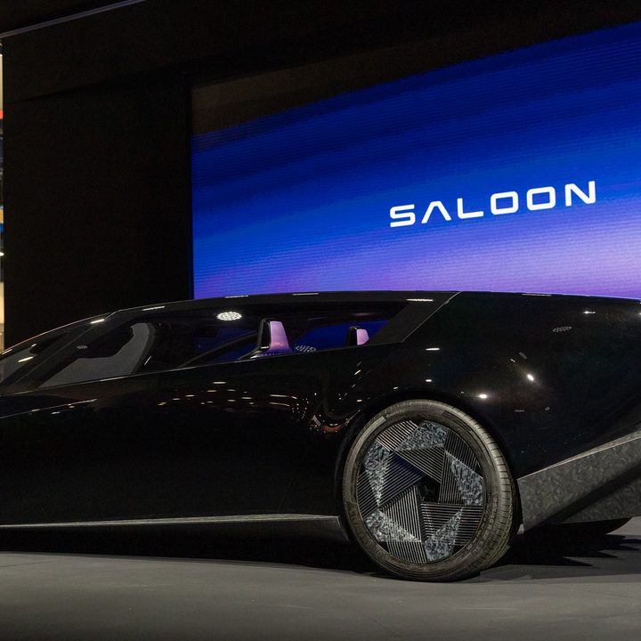 The Honda Saloon concept EV at CES 2024.