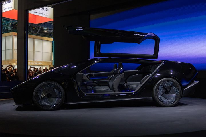 The Honda Saloon concept car at CES 2024.