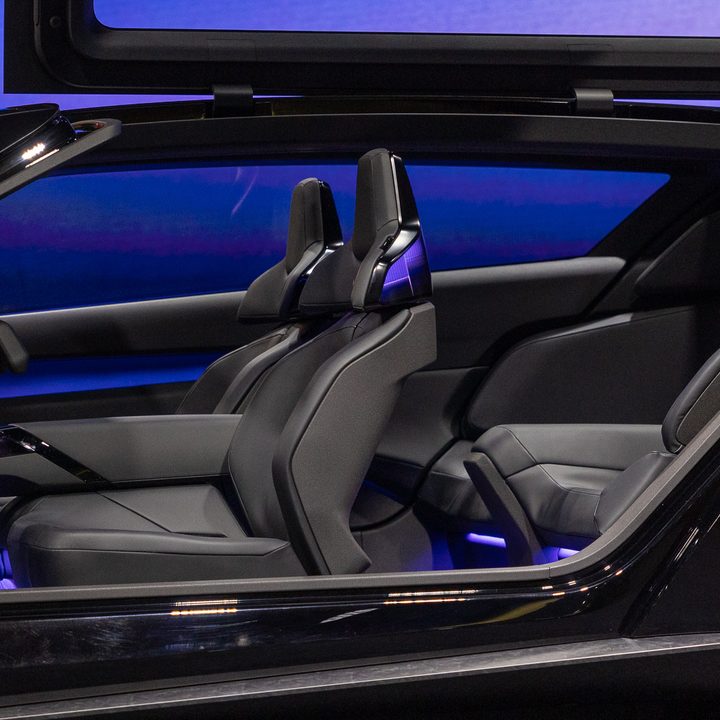 The Honda Saloon concept EV at CES 2024.
