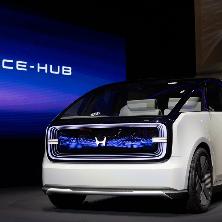 The Honda Space-Hub concept EV at CES 2024.