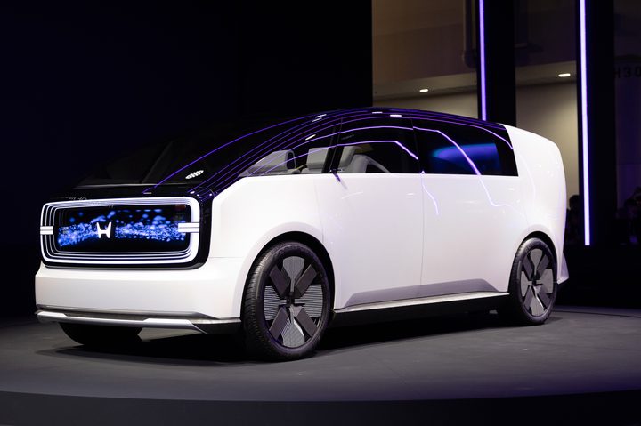 The Honda Space-Hub concept EV at CES 2024.