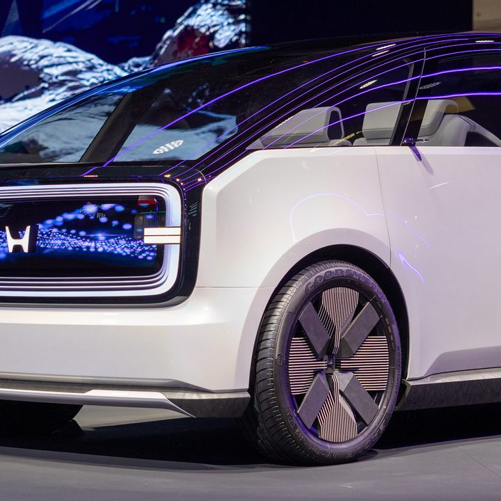 The Honda Space-Hub concept EV at CES 2024.