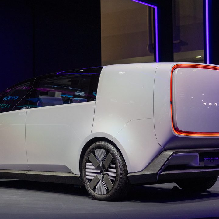 The Honda Space-Hub concept EV at CES 2024.