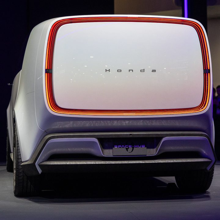 The Honda Space-Hub concept EV at CES 2024.