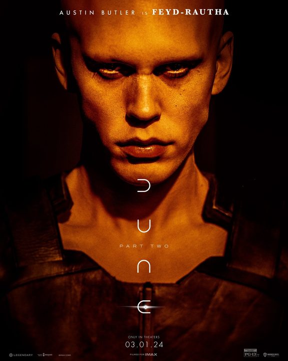 Austin Butler as Feyd-Rautha.