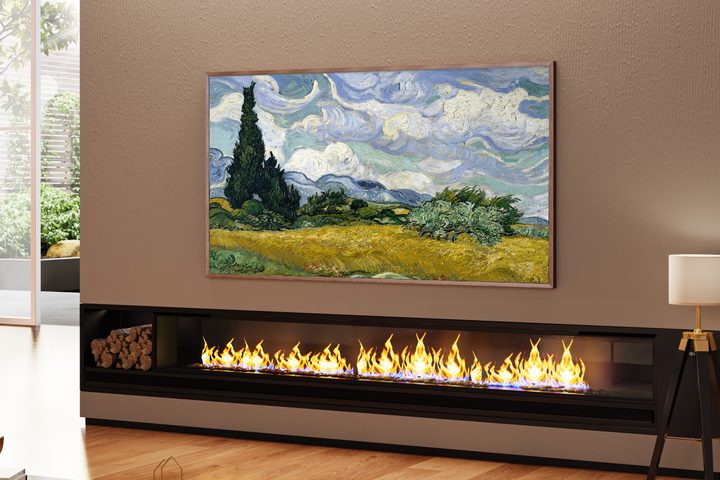 Hisense Canvas mini-LED TV.