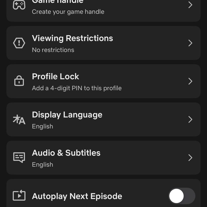 How to delete Netflix profiles from a mobile device.