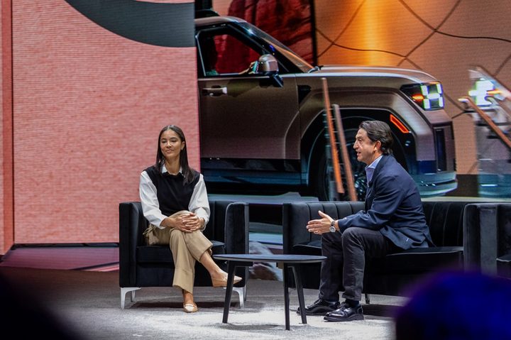 Hyundai's press conference at CES 2024 focused on hydrogen fuel cells.