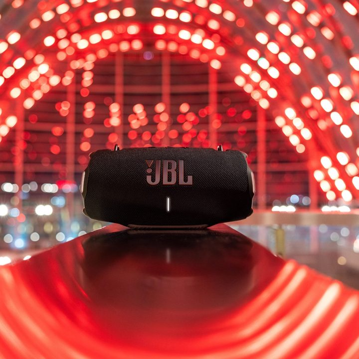 EMBARGOED IMAGE – The JBL Xtreme 4 portable Bluetooth speaker.