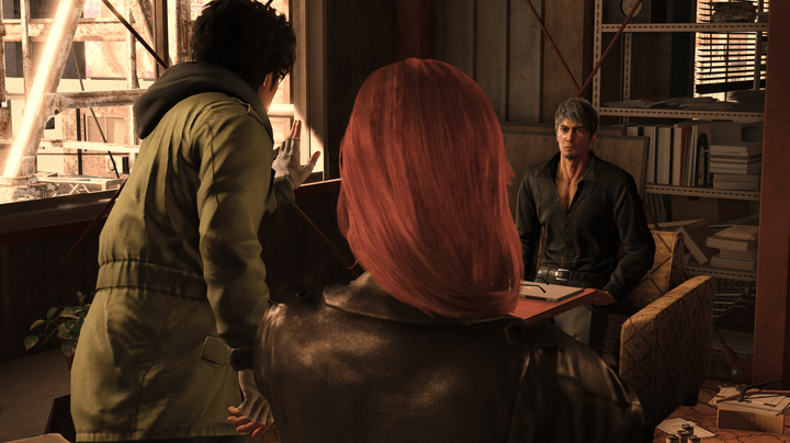 Kiryu Chats with his friends in Like a Dragon: Infinite Wealth.