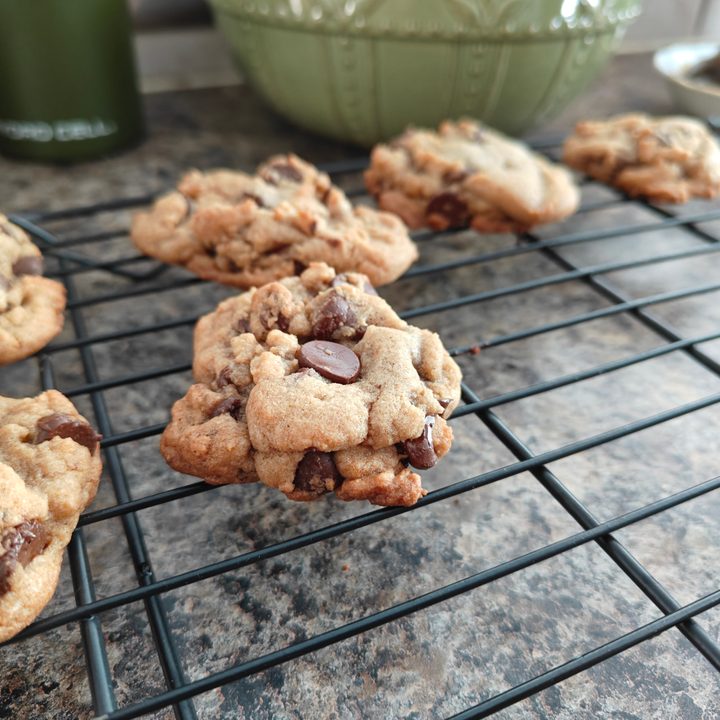 A tray of homemade cookies, taken with the OnePlus 12R.
