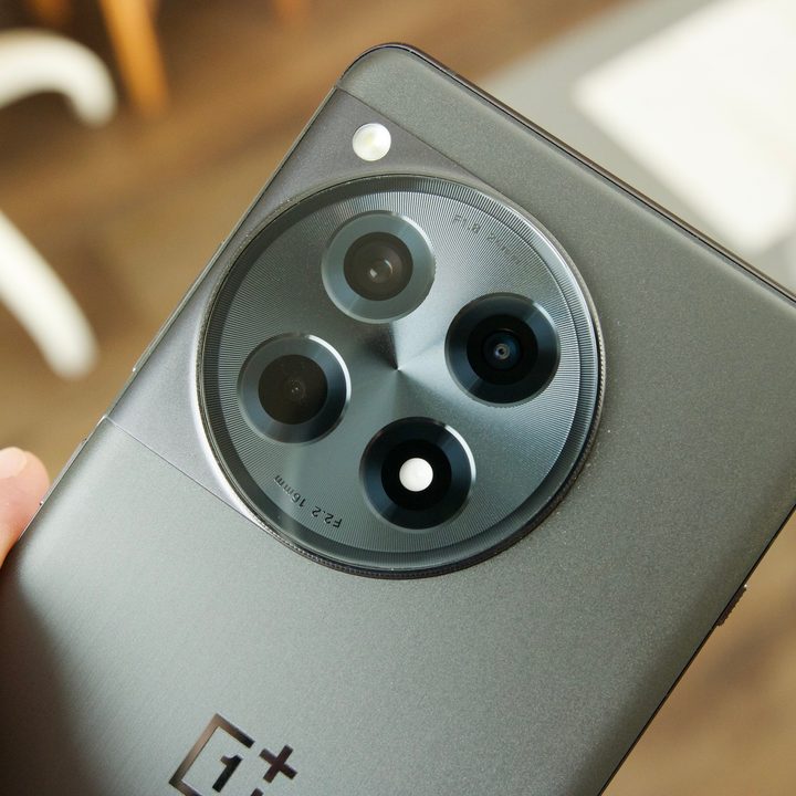 A closeup look at the rear cameras on the OnePlus 12R.
