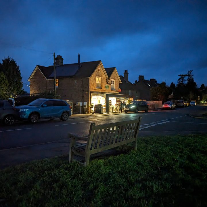 A photo taken with the Google Pixel 8's camera in Night mode.