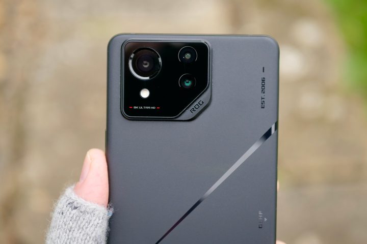 The Asus ROG Phone 8 Pro's camera module.