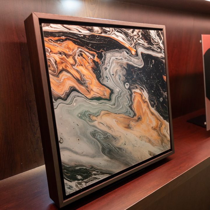 The Samsung Music Frame speaker.
