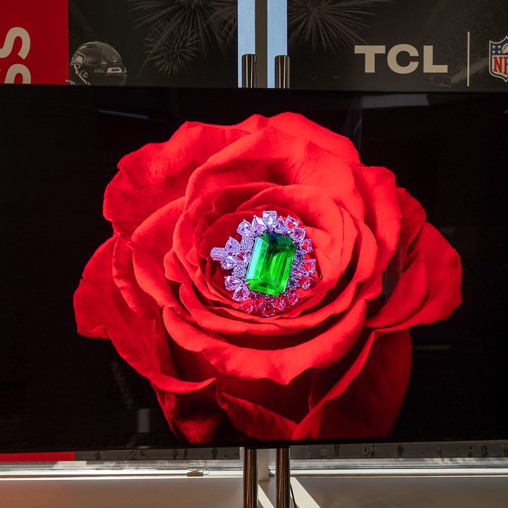 TCL 2024 QM8 4K mini-LED TV.