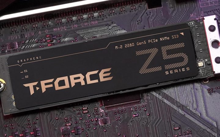 Teamgroup TForce PCIE5 SSD.