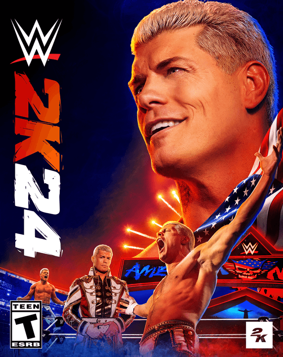 Cody Rhodes appears on the cover of WWE 2K24.