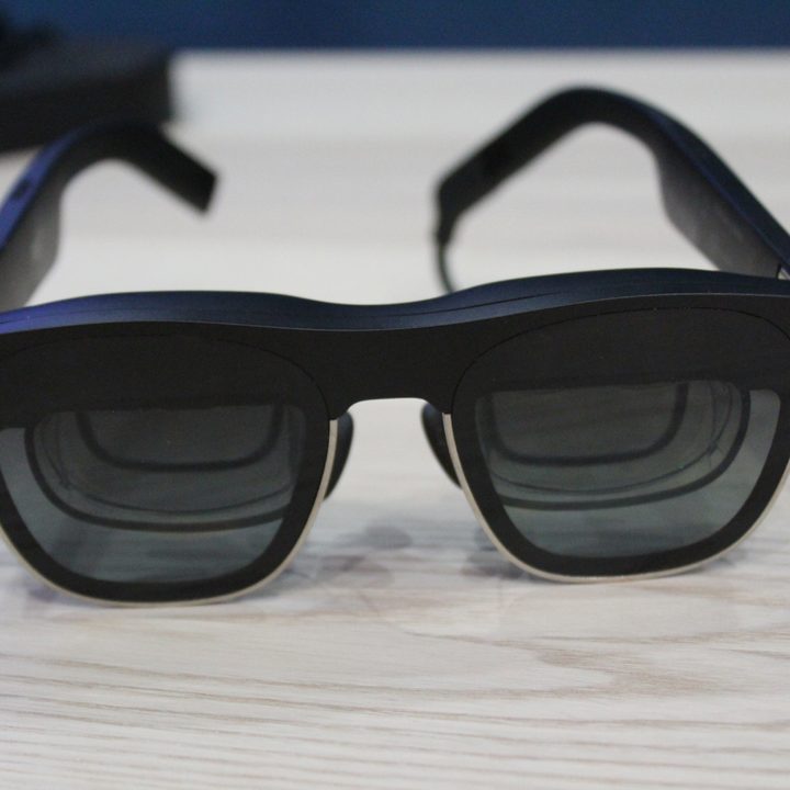 The front of the Xreal Air 2 Ultra AR glasses.